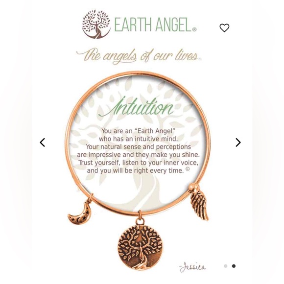 Earth Angel Intuition - Bangle charm bracelet New in box! Ready to gift! - Picture 5 of 5